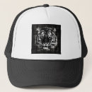 Buscar tigre gorras Negro