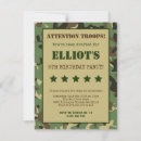 Buscar soldados invitaciones Para niños