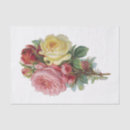 Buscar flores amarillas y rosadas papel de seda Floral