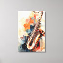 Buscar saxofón lienzos Música
