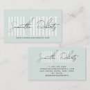 Buscar azul tarjetas de visita Salón de belleza