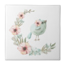Buscar pájaros de bebé azulejos Floral