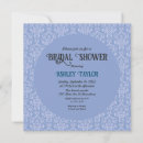Buscar blue damask invitaciones Clásico