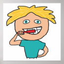 Buscar dientes de cepillado posters Dentista
