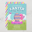 Buscar huevos de pascua coloridos invitaciones Fiesta