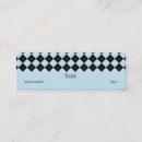 Buscar argyle tarjetas de visita Blanco