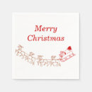 Buscar santas sleigh servilletas Trineo