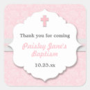 Buscar etiquetas de bautizo pegatinas Rosa