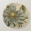 Buscar flor de loto cojines Azul