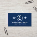 Buscar capitán del yate tarjetas de visita Vela