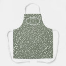 Buscar lunares verdes delantales Vintage