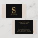 Buscar letras doradas tarjetas de visita Elegante