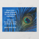 Buscar pavo real azul invitaciones Para ella