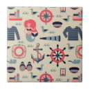 Buscar vida del océano azulejos Orilla