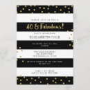 Buscar o cuarenta y fabuloso invitaciones 40 cumpleaños Fiesta de cumpleaños
