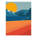Buscar rojo y azul posters Paisaje