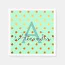 Buscar lunares verdes servilletas Para ella