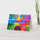 Buscar símbolo del hippie tarjetas Psicodélico