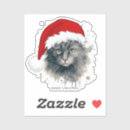 Buscar gato del navidad pegatinas General y unisex