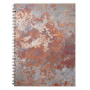 Buscar textura rústica cuadernos Metalizado