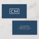 Buscar modernistas tarjetas de visita Mínimo