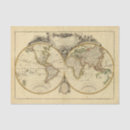 Buscar mapa del mundo papel de seda Continentes