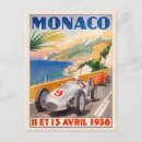 Buscar de mónaco postales Cartel de viaje