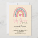 Buscar del arco iris invitaciones Futura madre