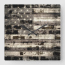 Buscar la bandera americana relojes de pared Vintage