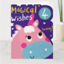 Buscar unicornio azul tarjetas Chica
