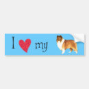 Buscar collie pegatinas parachoque Corazón