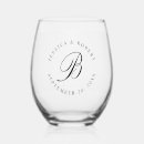 Buscar boda vasos Monograma