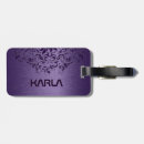 Buscar purple etiquetas para maletas Morado