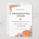 Buscar acción de gracias invitaciones Calabaza