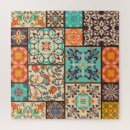 Buscar mosaico colorido puzzles Patrón