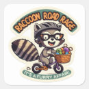 Buscar mapache lindo pegatinas Racoon
