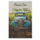 Buscar coches clásicos calendarios Vintage
