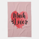 Buscar corazón rojo paños de cocina General y unisex