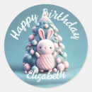 Buscar conejito kawaii pegatinas Azul