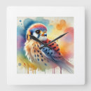 Buscar bird painting relojes de pared Watercolor