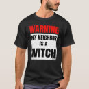 Buscar vecinos camisetas Bruja