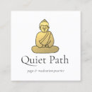 Buscar budismo zen tarjetas de visita Instructor de yoga