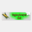 Buscar veggies pegatinas parachoque Verde
