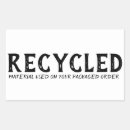 Buscar reciclado pegatinas reutilización