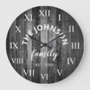 Buscar madera del granero relojes de pared Rústico