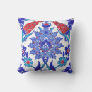 Buscar turquesa y rojo cojines Azul