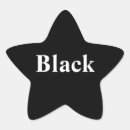 Buscar estrella negra pegatinas Con forma de estrella