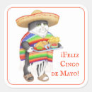 Buscar gato mexicano pegatinas Cinco de mayo