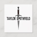 Buscar espada tarjetas de visita Escudo