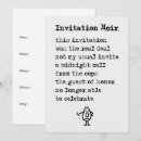 Buscar noire invitaciones Fiesta